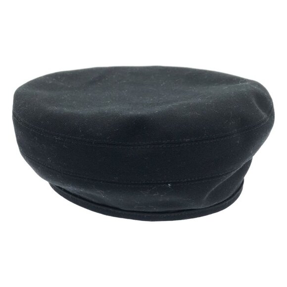 Hermes Saint Honore Hosey & Hoody Cotton Beret 57 Black main image 8